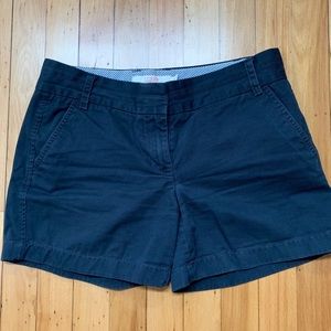 Navy J.Crew Chino Shorts